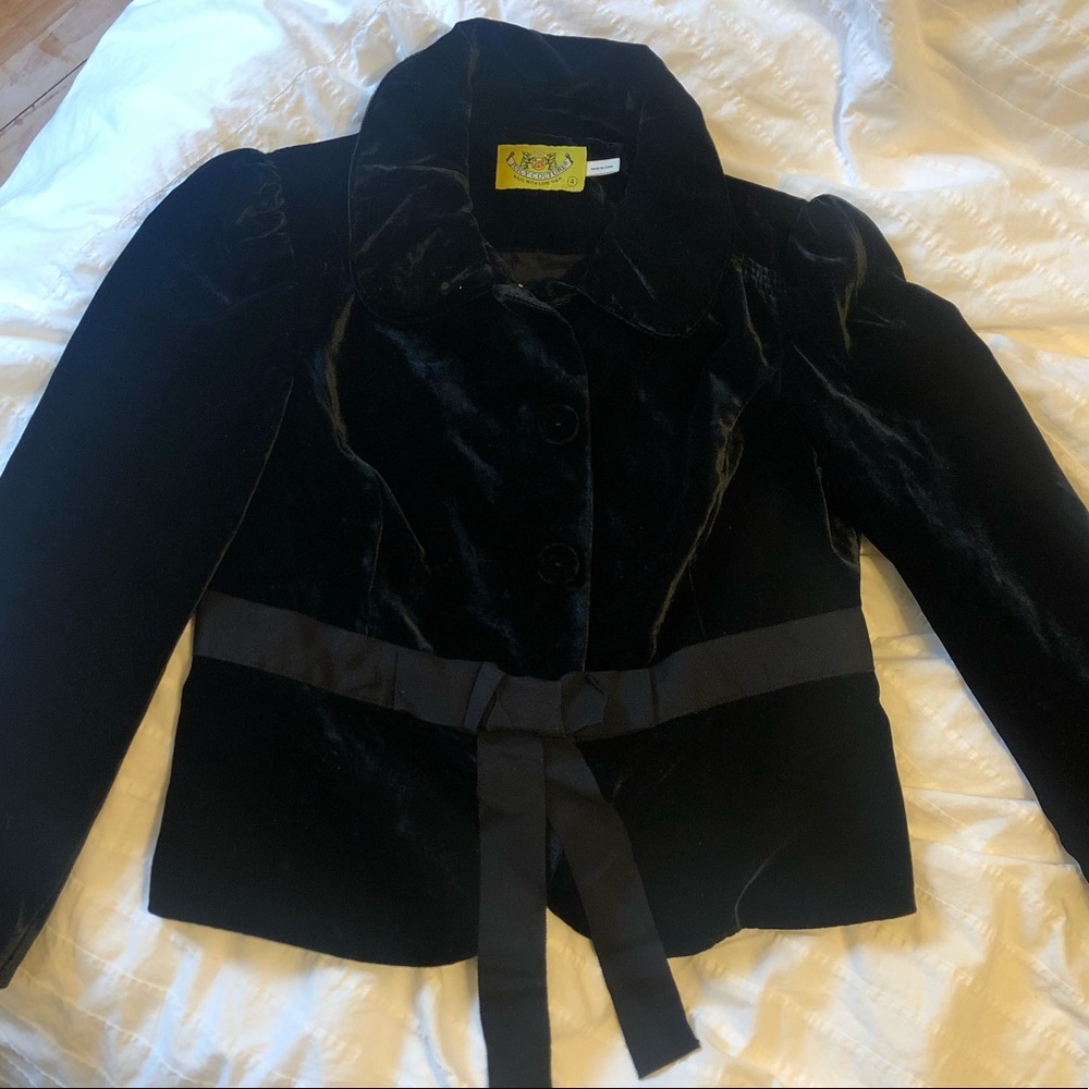 Juicy couture velvet blazer